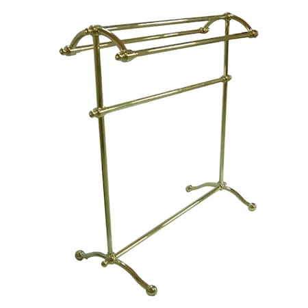 Kingston Brass Pedestal Towel Rack, Polished Brass CC2292